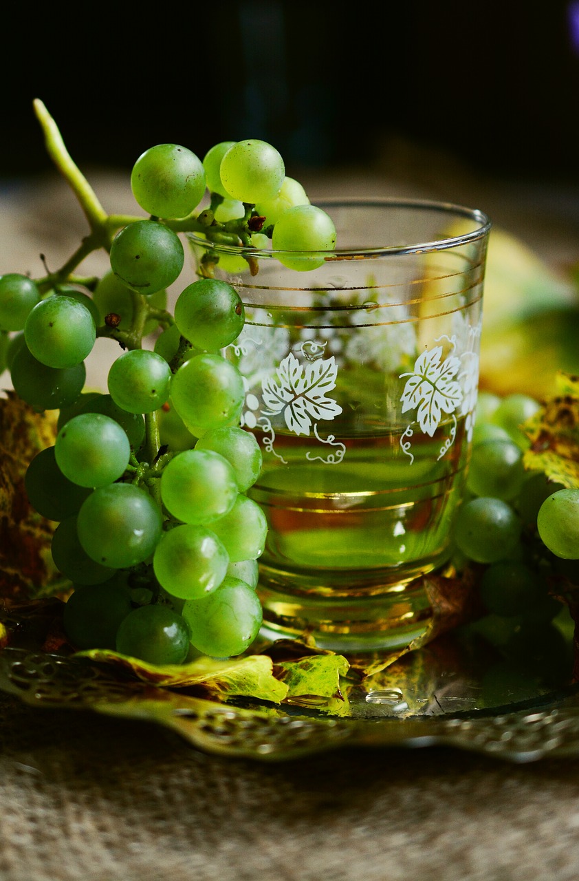 grapes wine white wine free photo