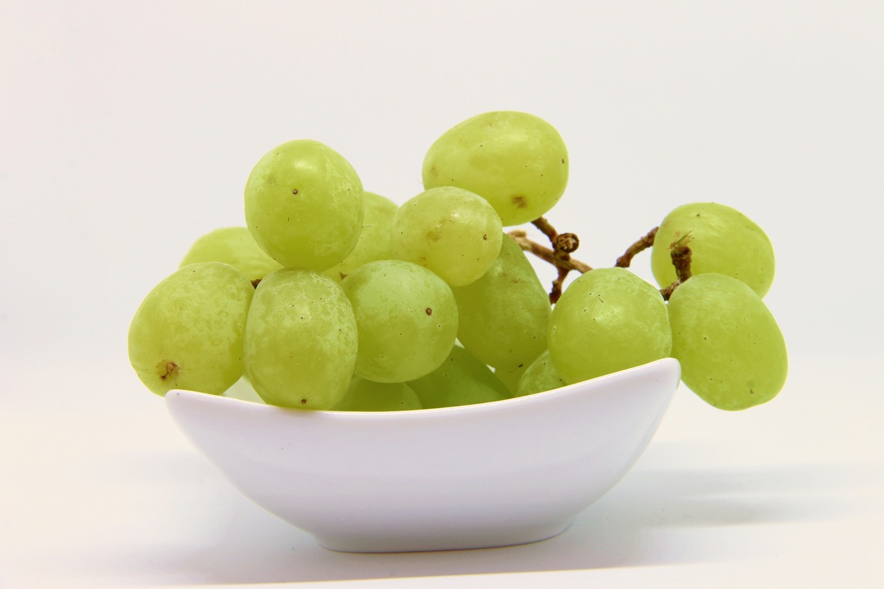 grapes green fruit free photo