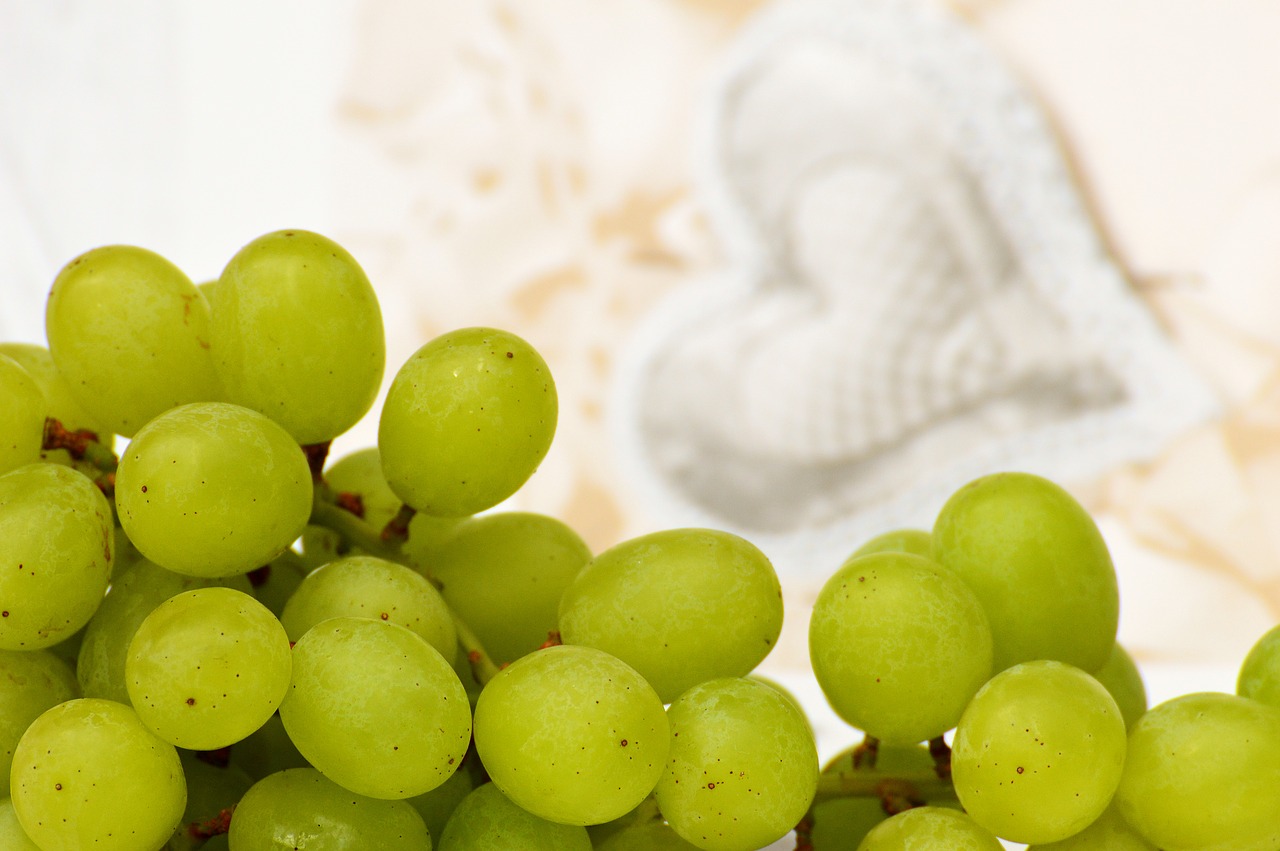 grapes fruits healthy free photo