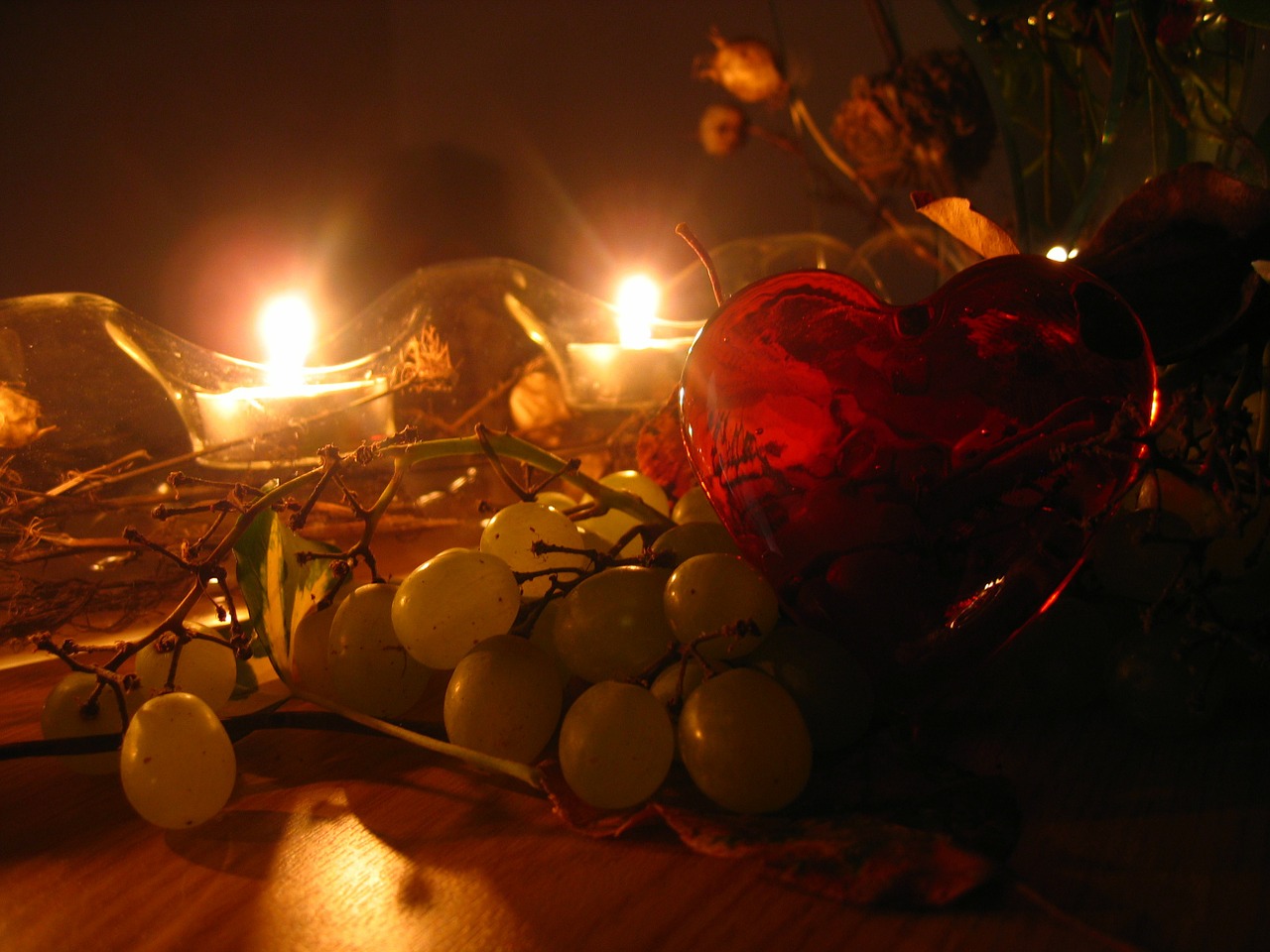 grapes heart love free photo