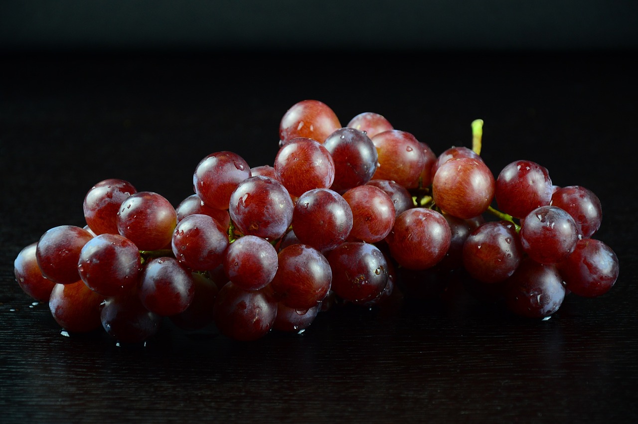 grapes fruit fresh free photo