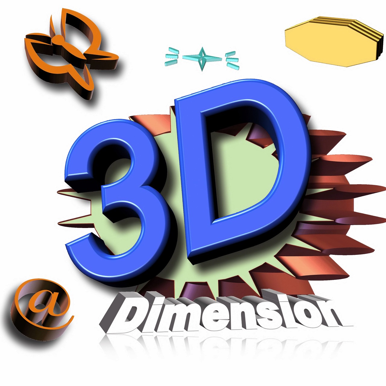 graphic 3d design free photo