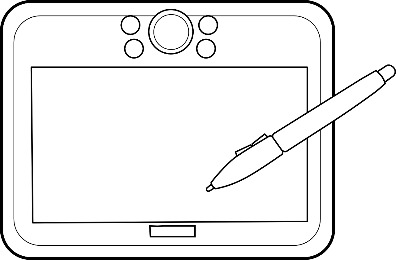 graphic tablet drawing free photo