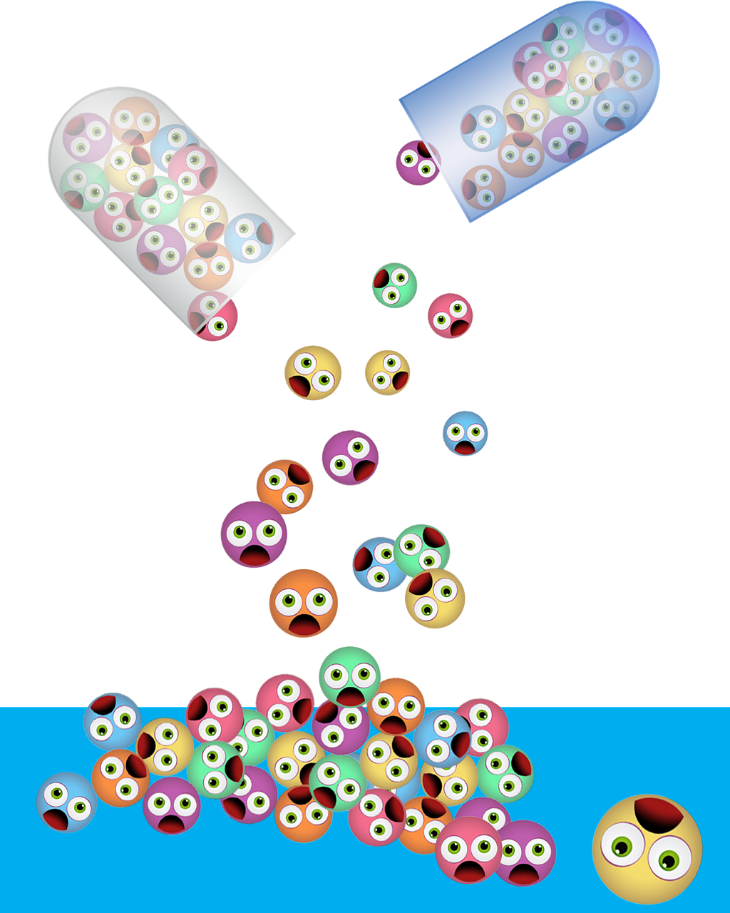 graphic  pill  emoticon free photo