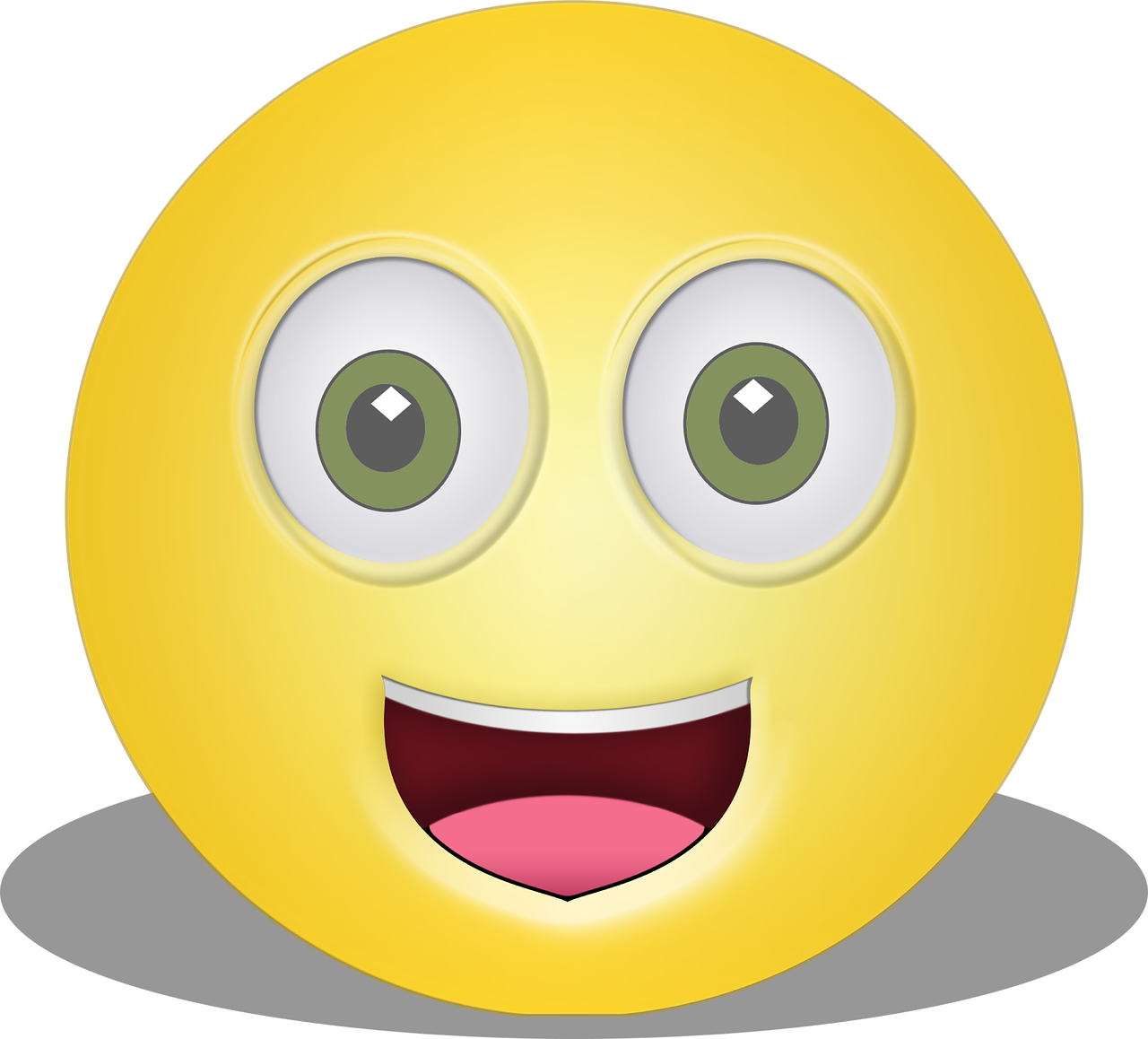 enthusiastic face emoji