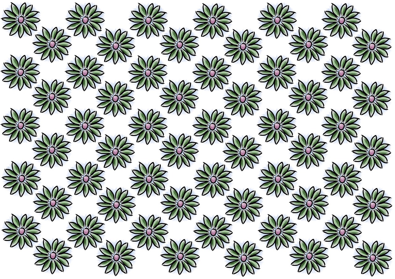 graphic  pattern  flowers free photo