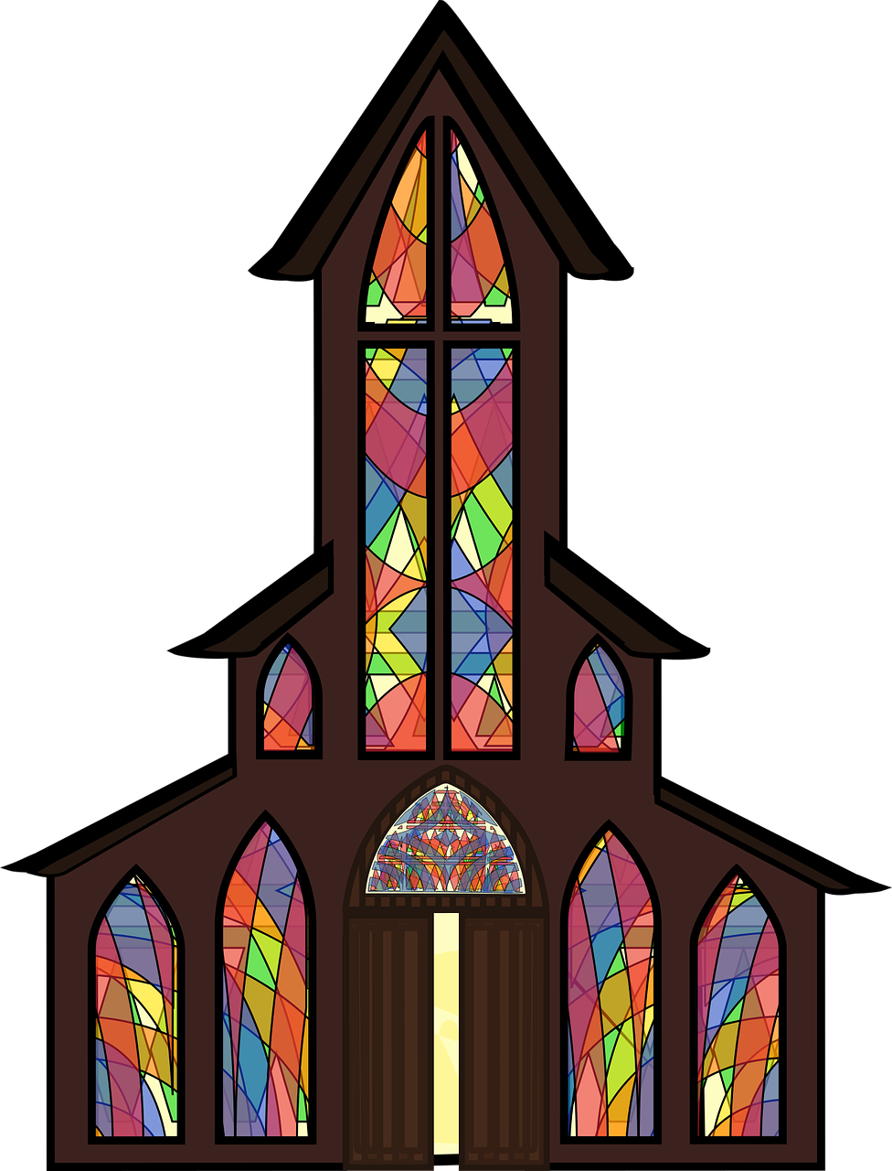 Graphic, christmas, advent, church, country church - free image from ...