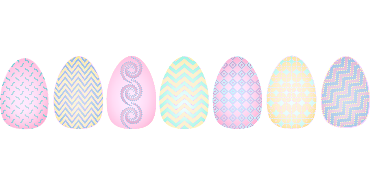 graphic  easter eggs  eggs free photo