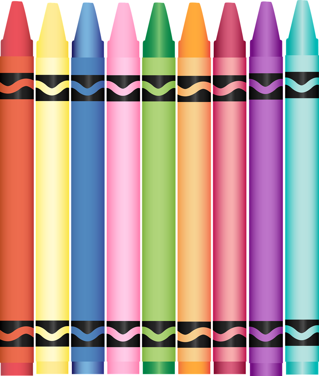 graphic  crayons  color free photo