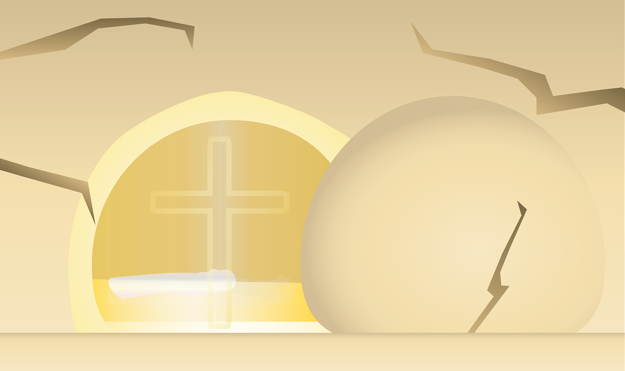 graphic  empty tomb  easter free photo