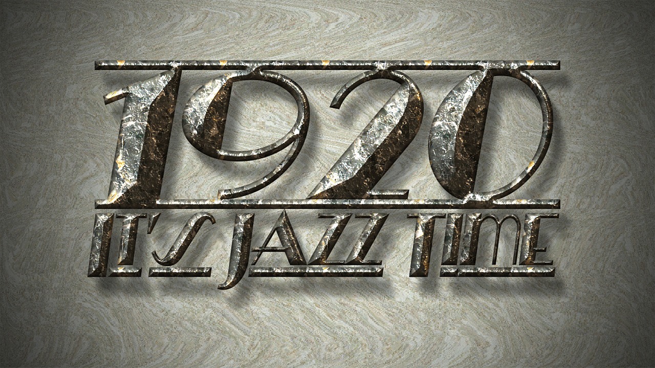 graphic design jazz 1920 free photo