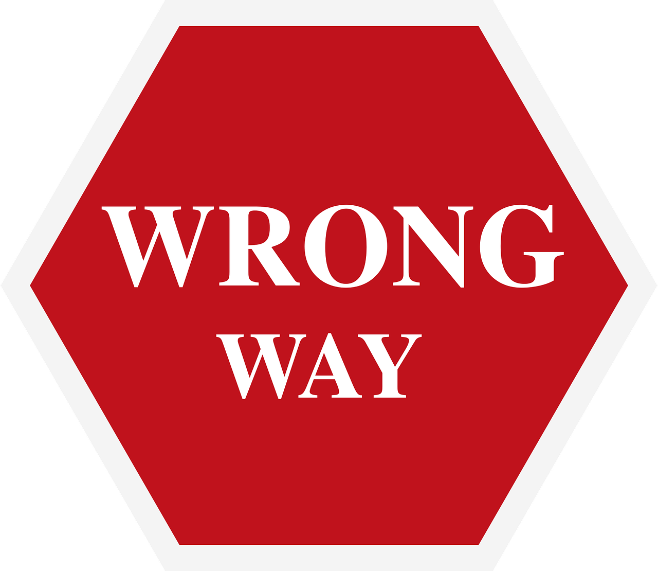 graphics symbol wrong way free photo