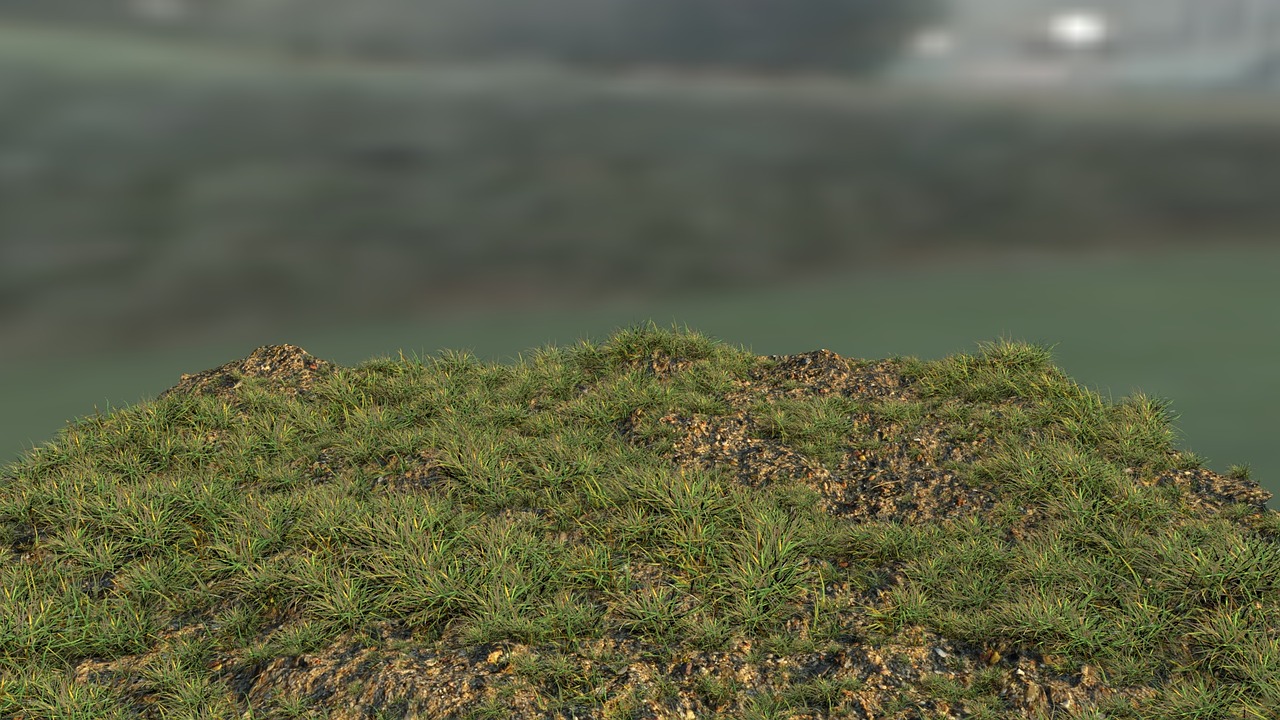 grass blender 3d free photo