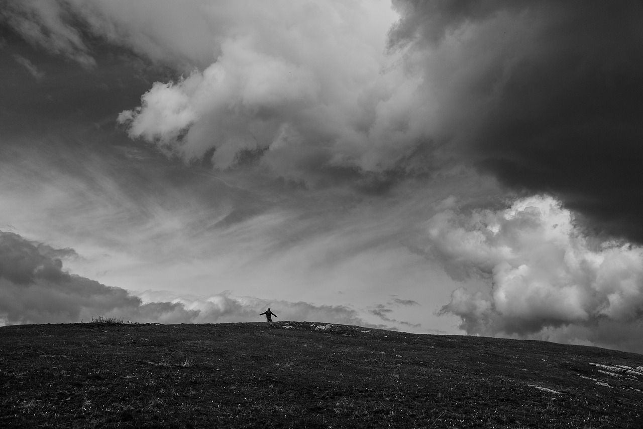 grass highland mountain free photo