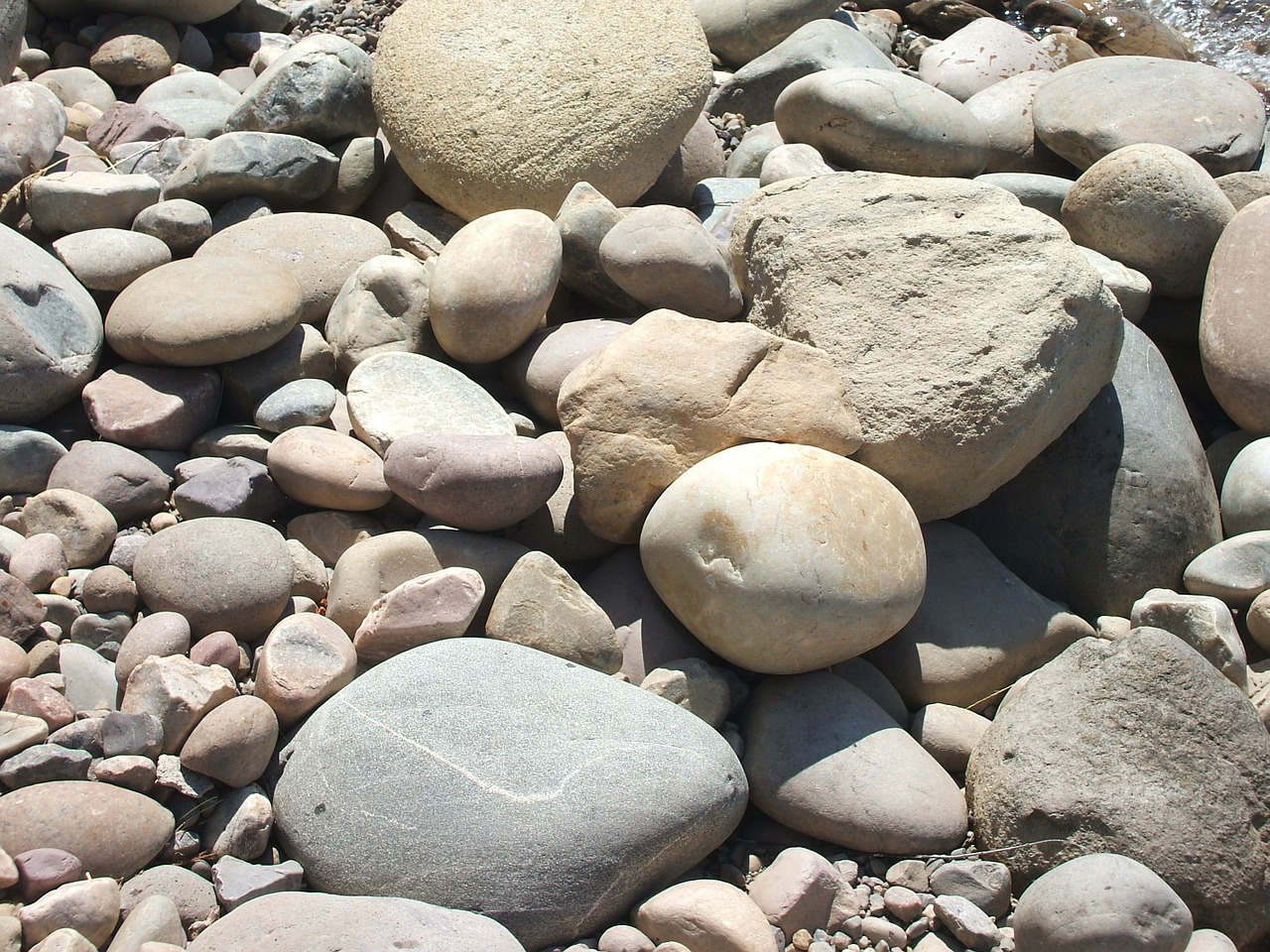 gravel beach stones beach free photo