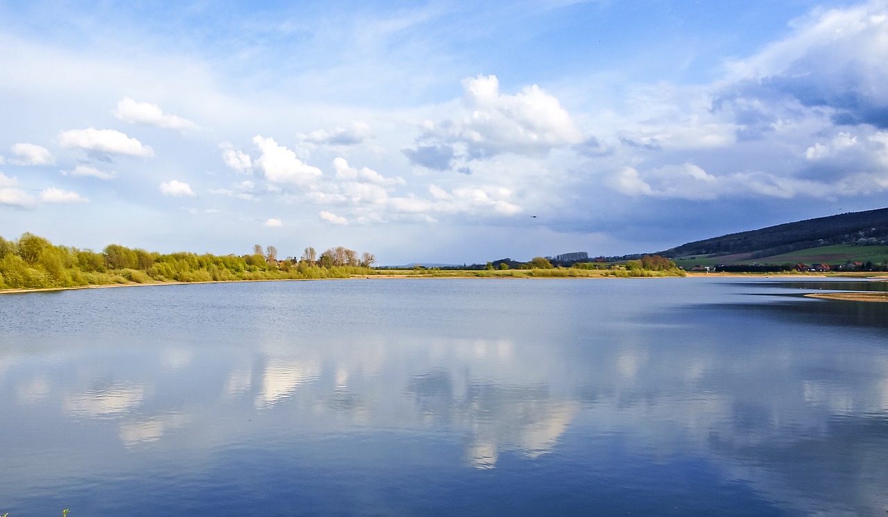 gravel pond pond water free photo