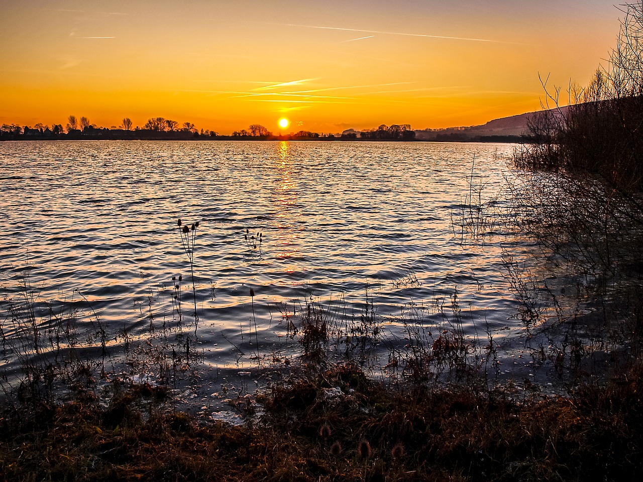 gravel pond pond water free photo