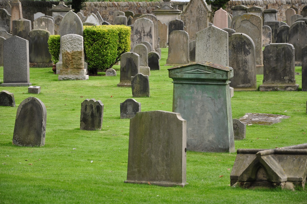 graves tombstones cemetery free photo