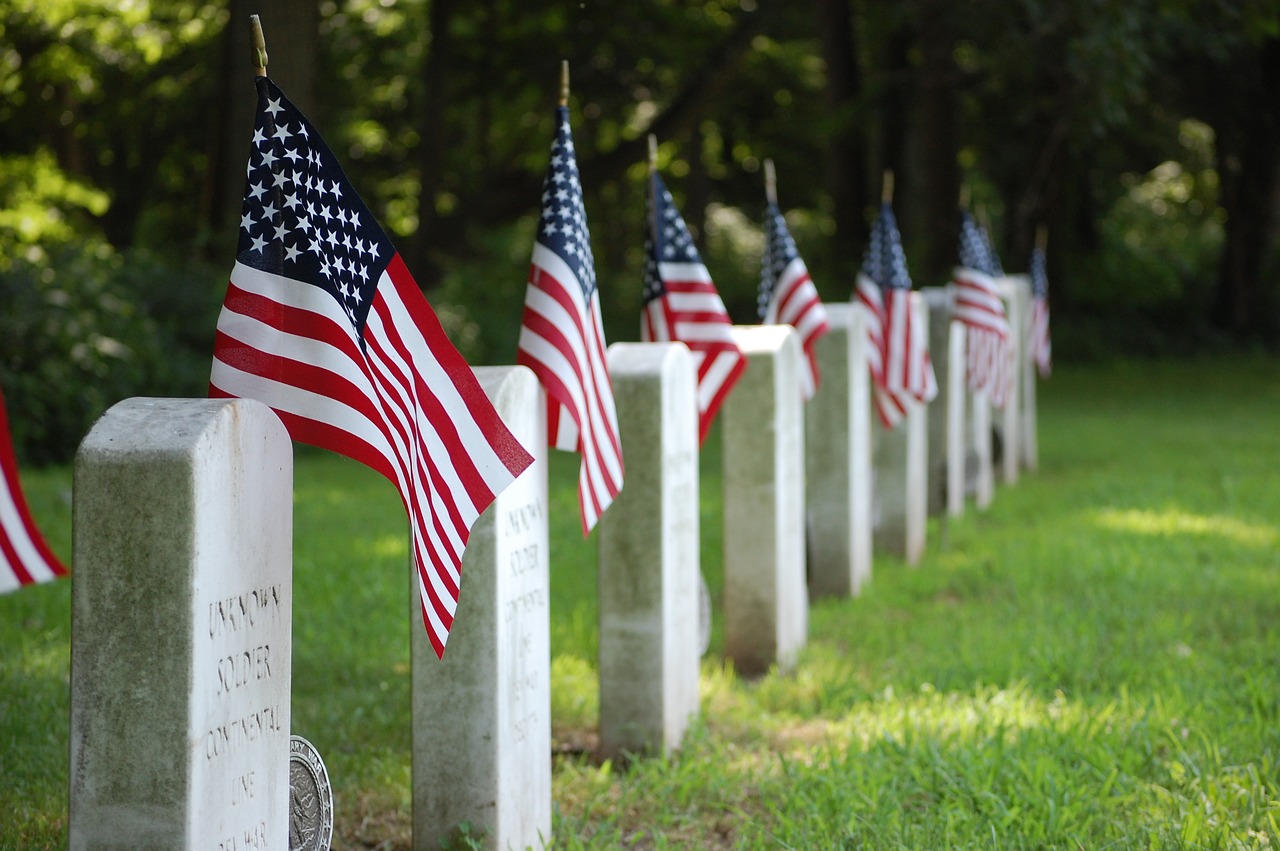 graves flag united states free photo