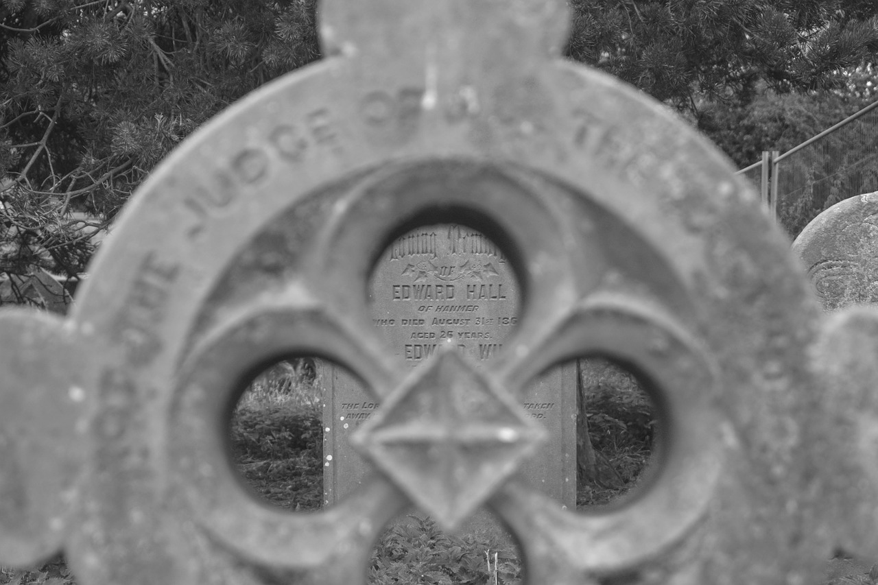 gravestone church churchyard free photo