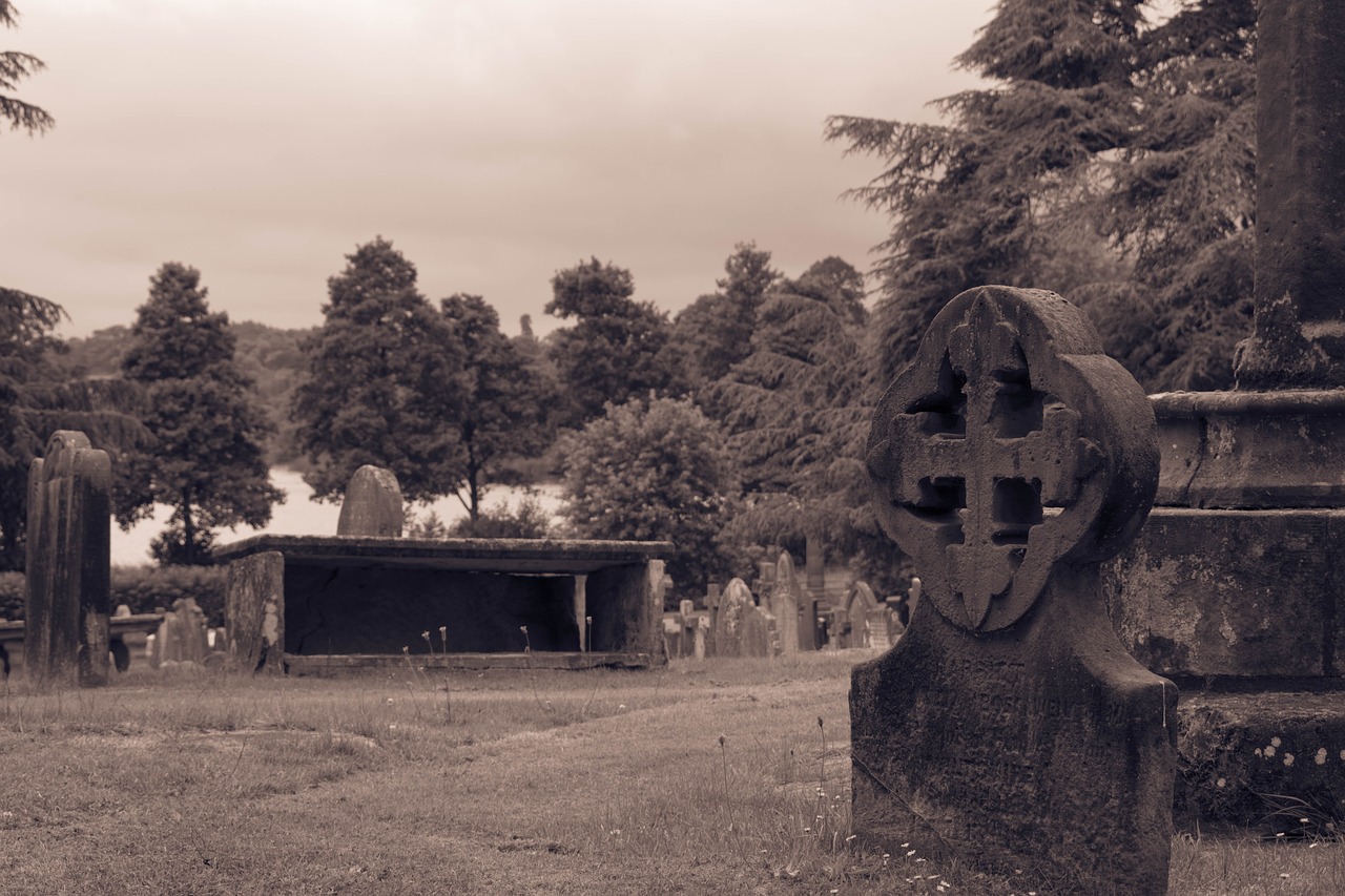gravestone church churchyard free photo