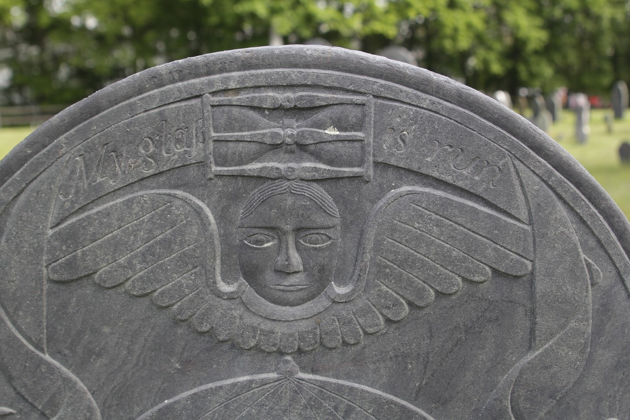 gravestone  death  angel free photo