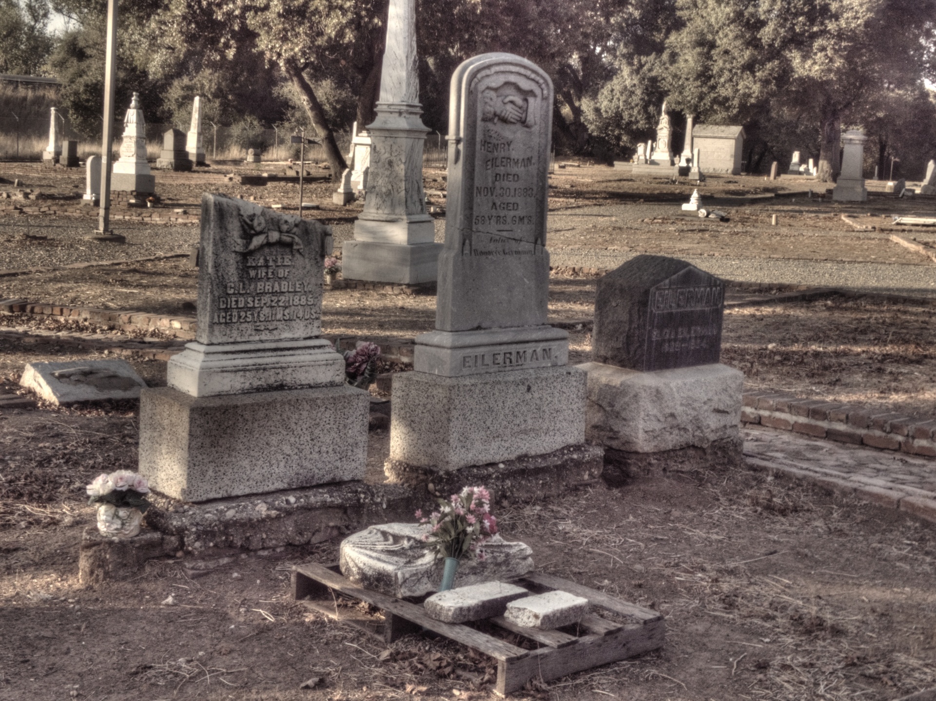 cemetery graves gravestones free photo