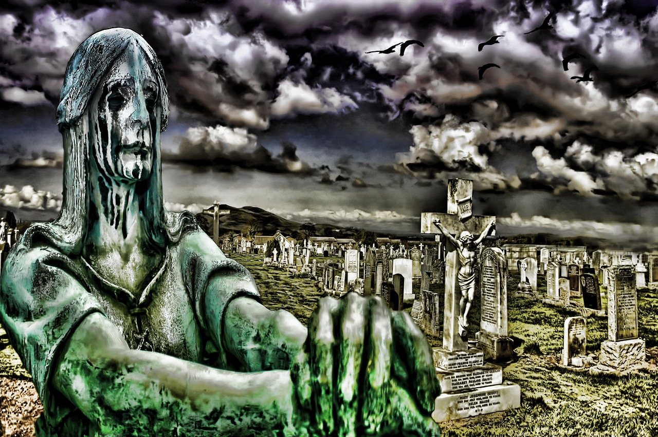 graveyard cemetery death free photo