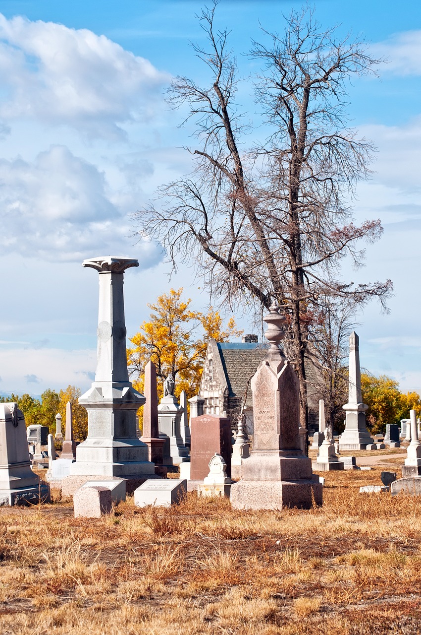 graveyard grave tombstones free photo