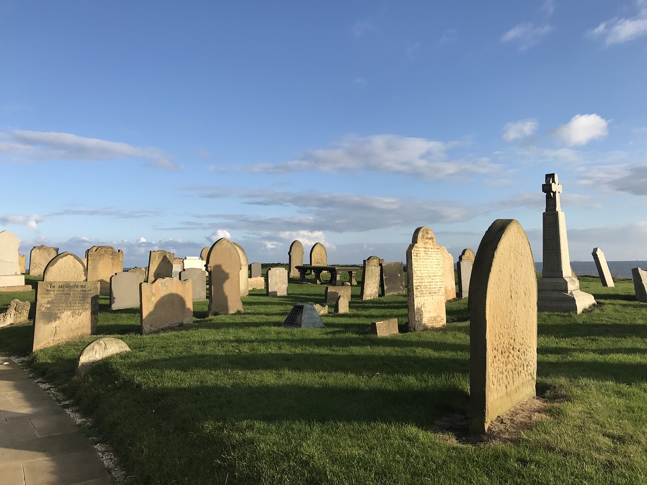 graveyard sea coast free photo