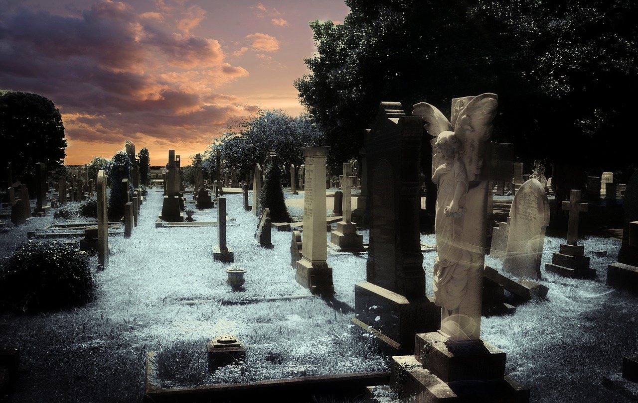 graveyard headstone cemetery free photo