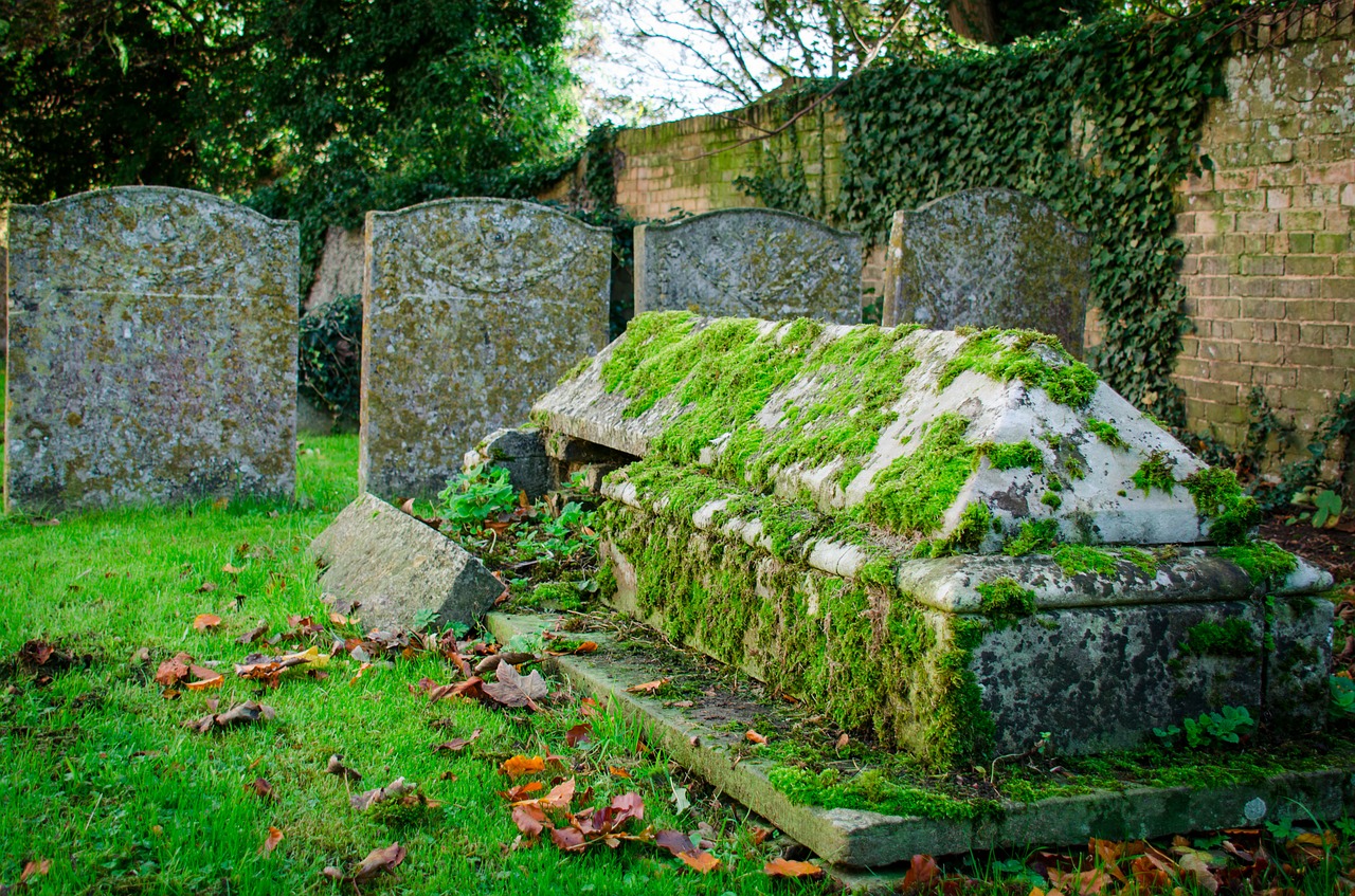 graveyard graves headstones free photo