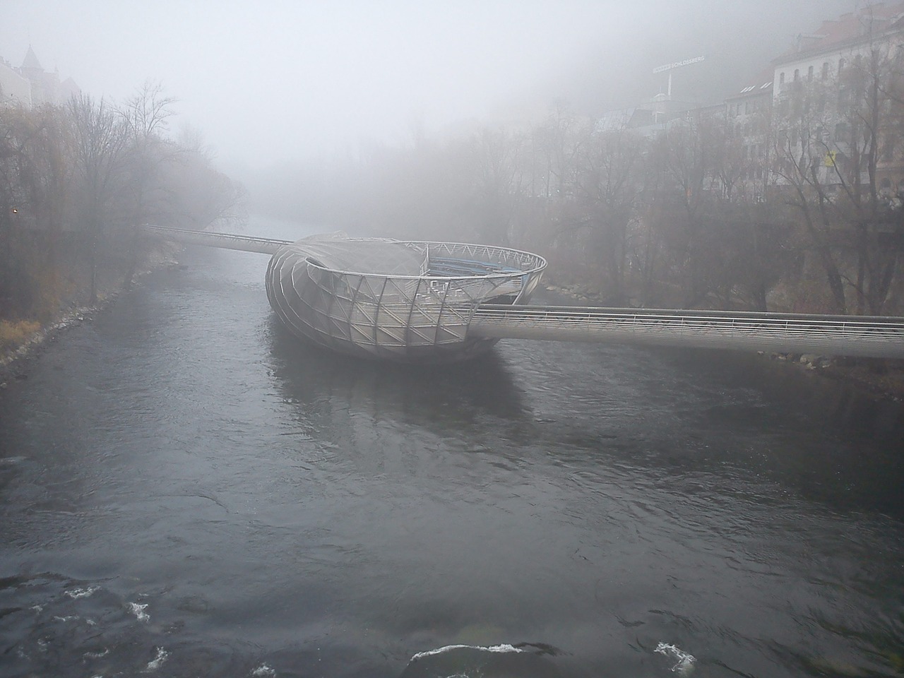 graz murinsel fog free photo