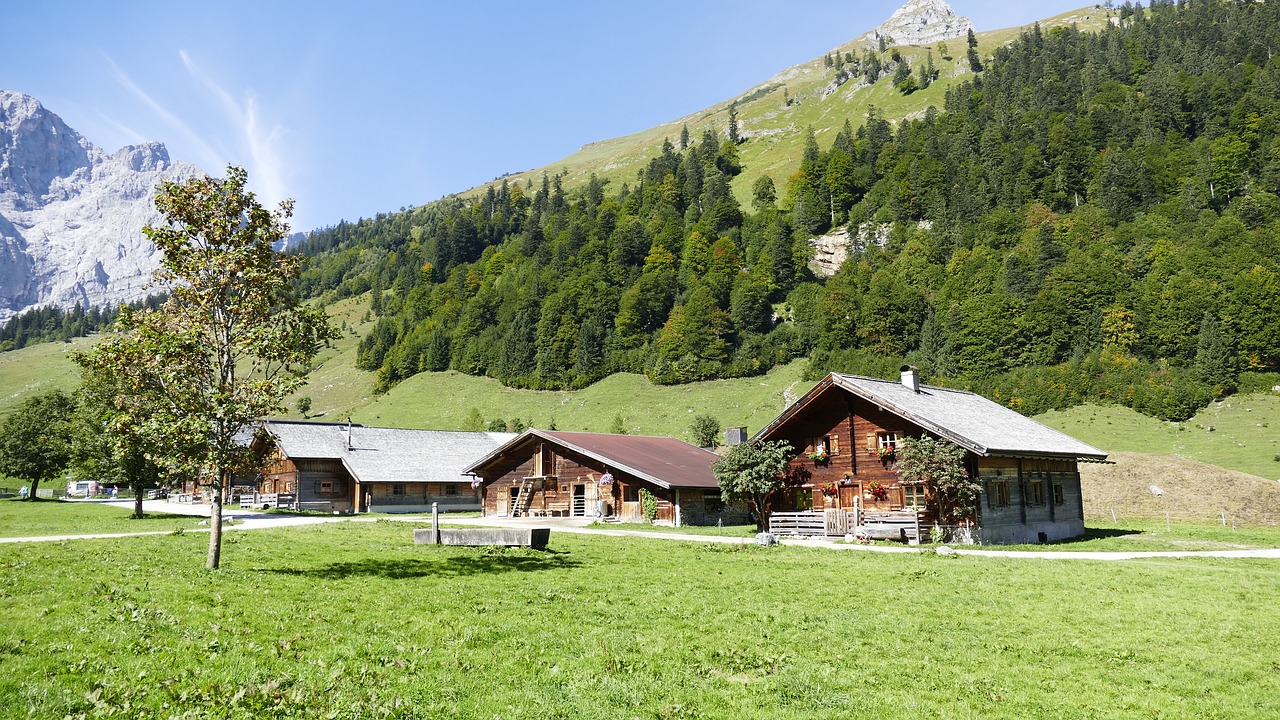 great ahornboden  austria  mountains free photo