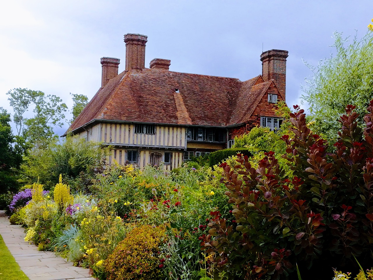 great dixter old house garden free photo
