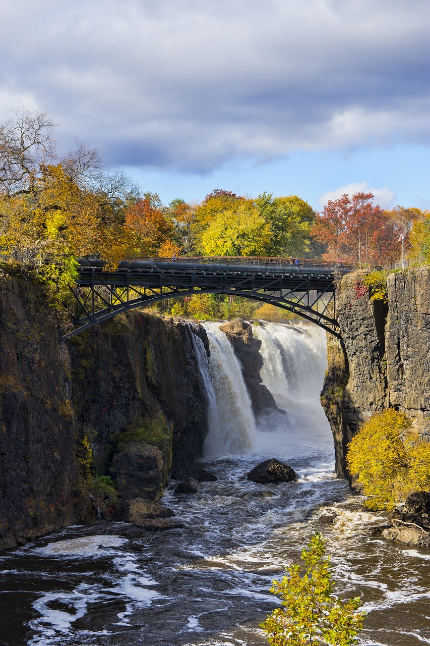 great falls  paterson  new jersey free photo