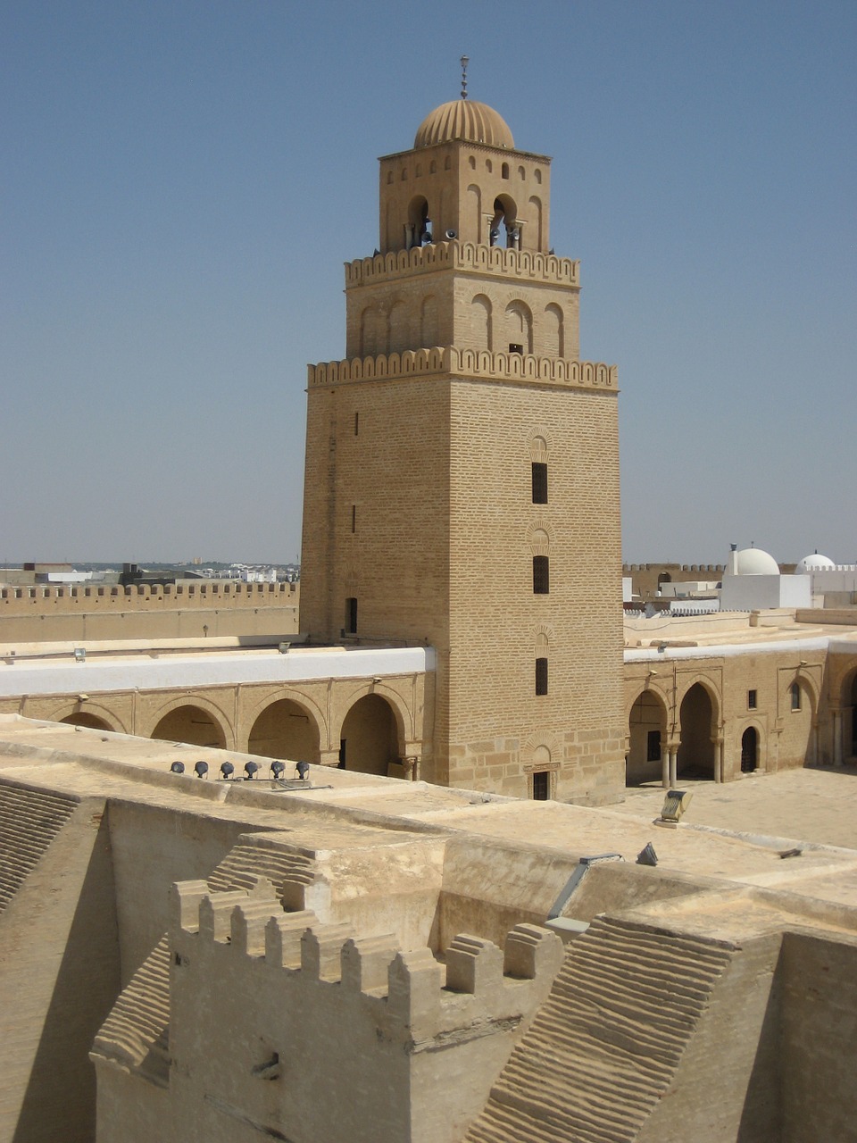 great mosque of kairouan mosque of uqba tunisia free photo