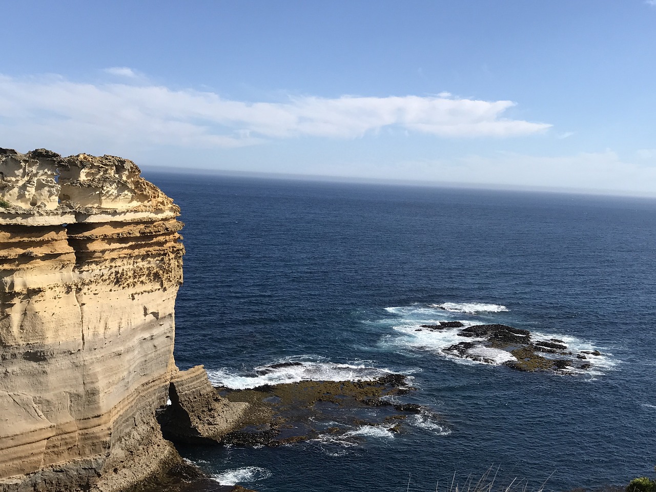 great ocean road australia sea free photo