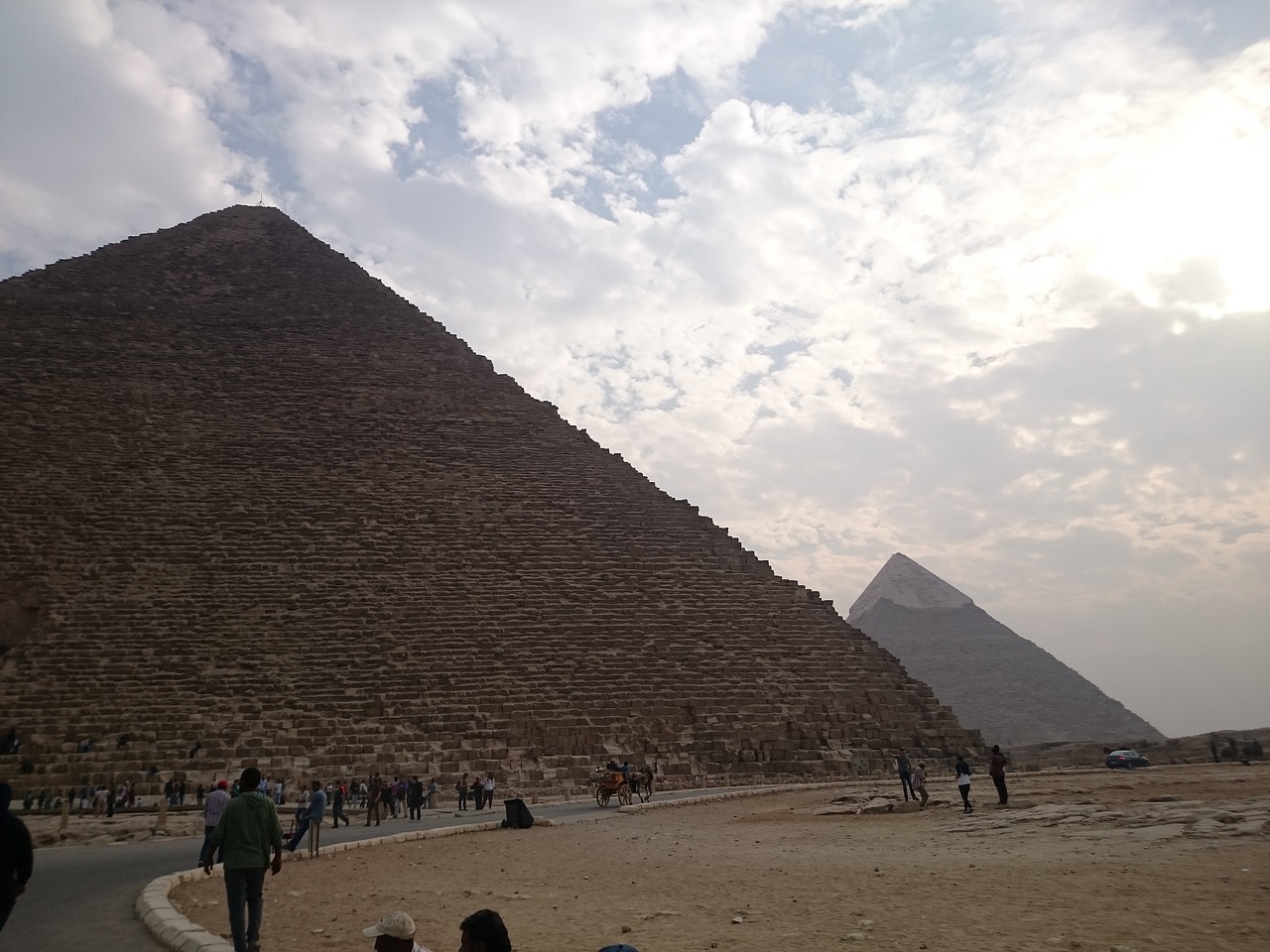 great pyramid giza egypt free photo