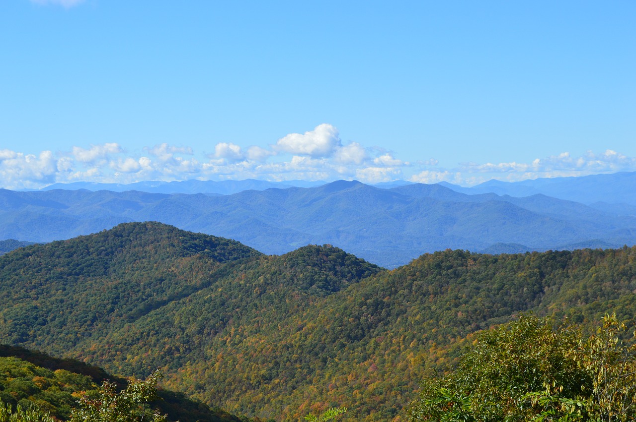 great smokey mountains  north carolina  blue ridge free photo