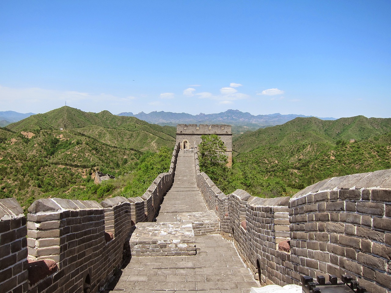 great wall china monument free photo