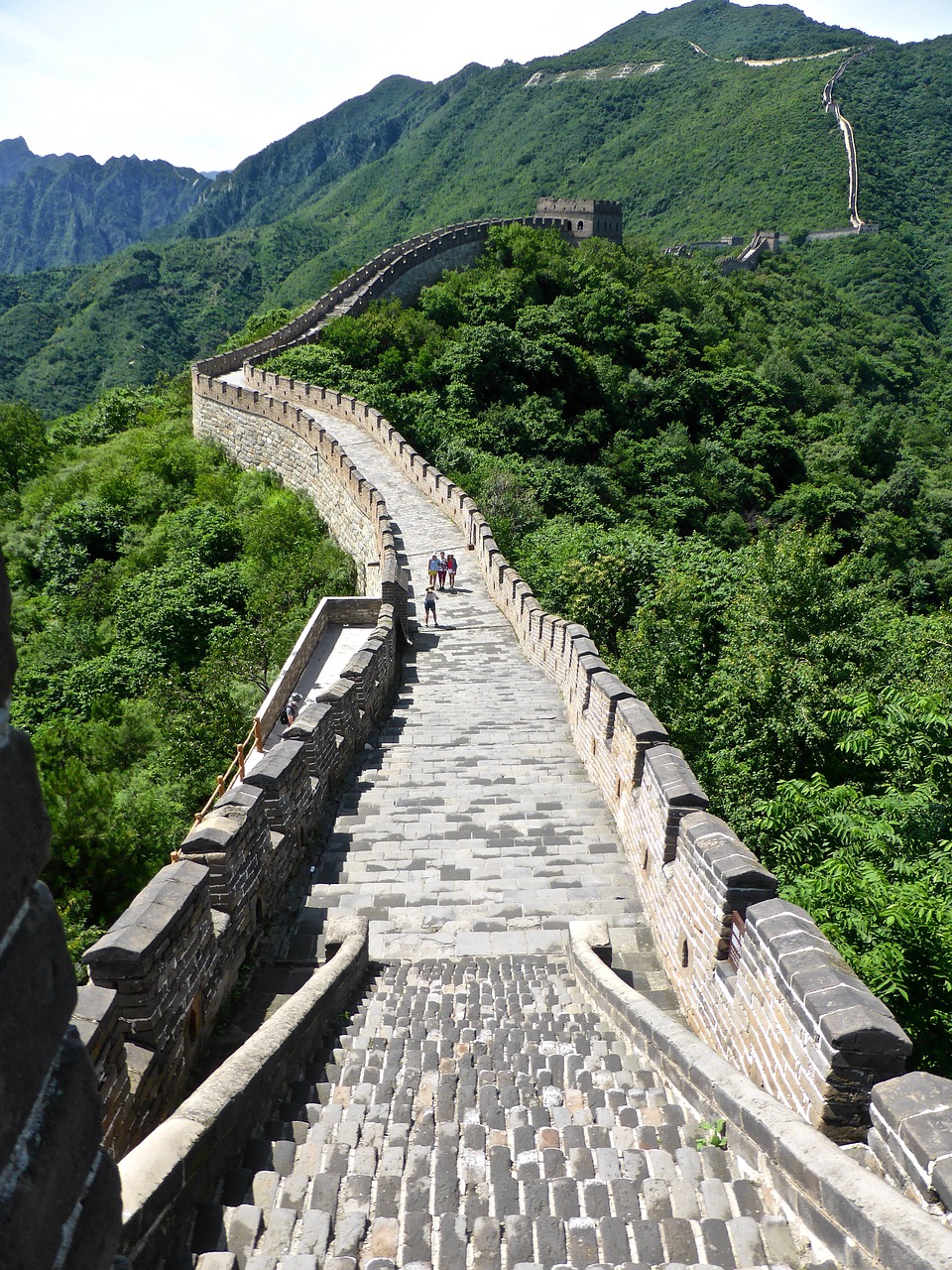 great wall of china chinese famous free photo