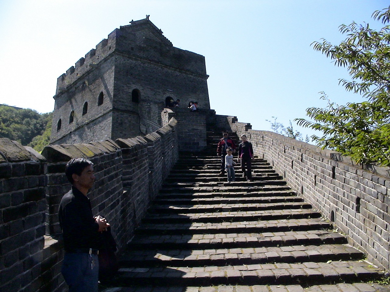 great wall of china defensive walls building free photo
