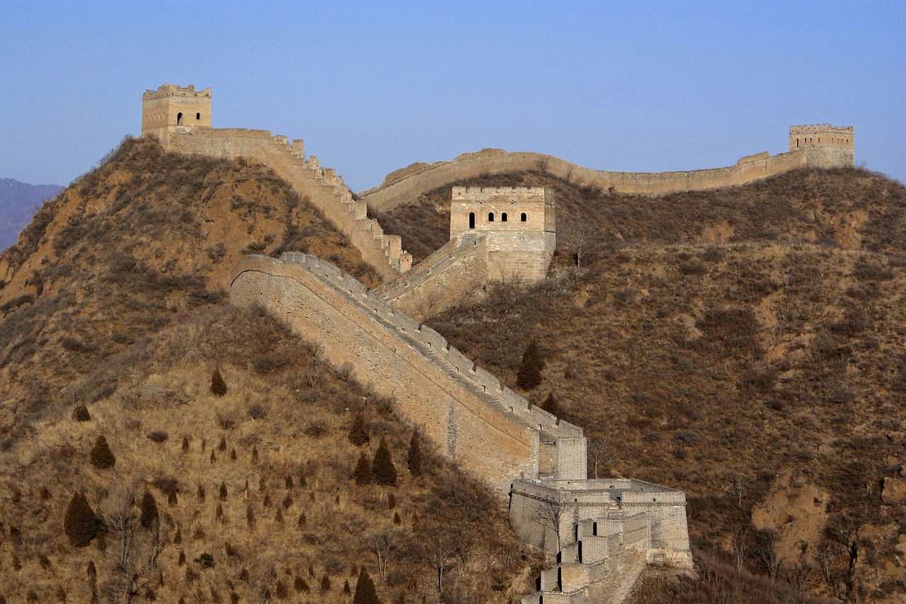 great wall of china china places of interest free photo