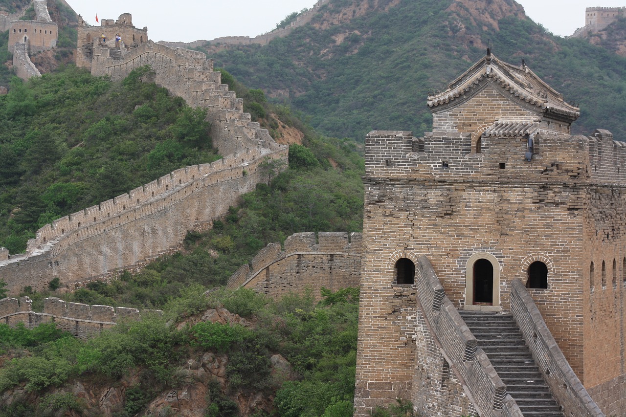 great wall of china  china  asia free photo