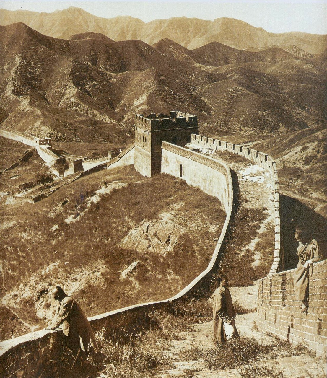 great wall of china border long great wall of china free photo
