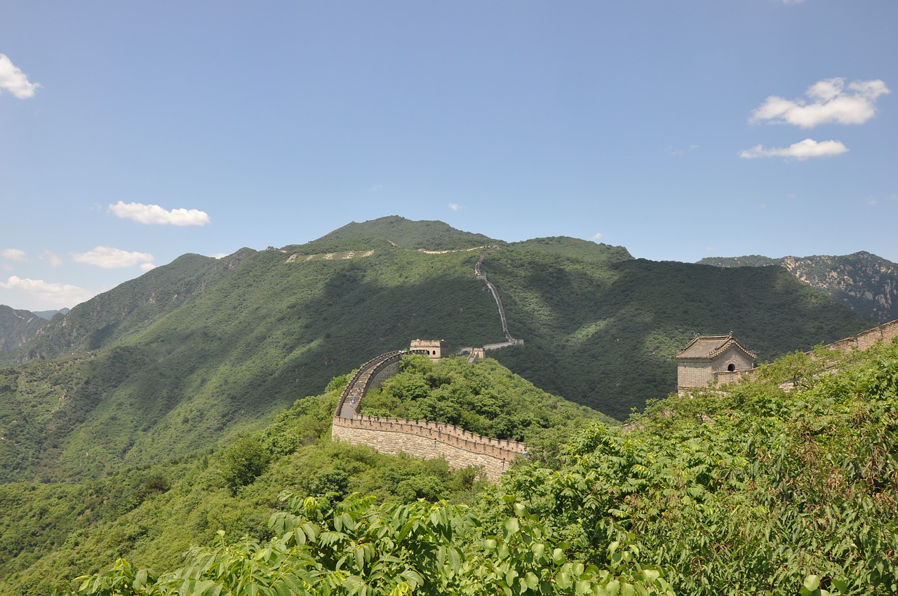 great wall of china china asia free photo