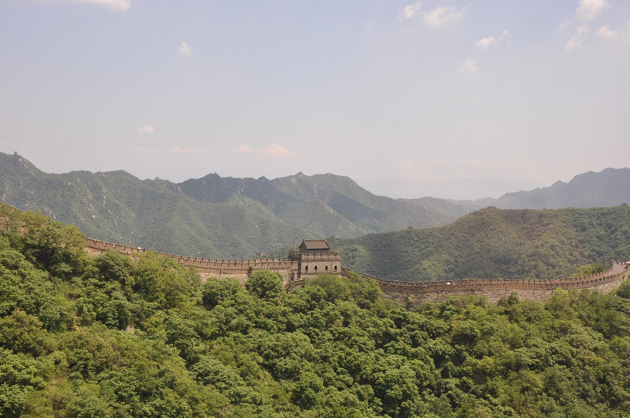 great wall of china china asia free photo