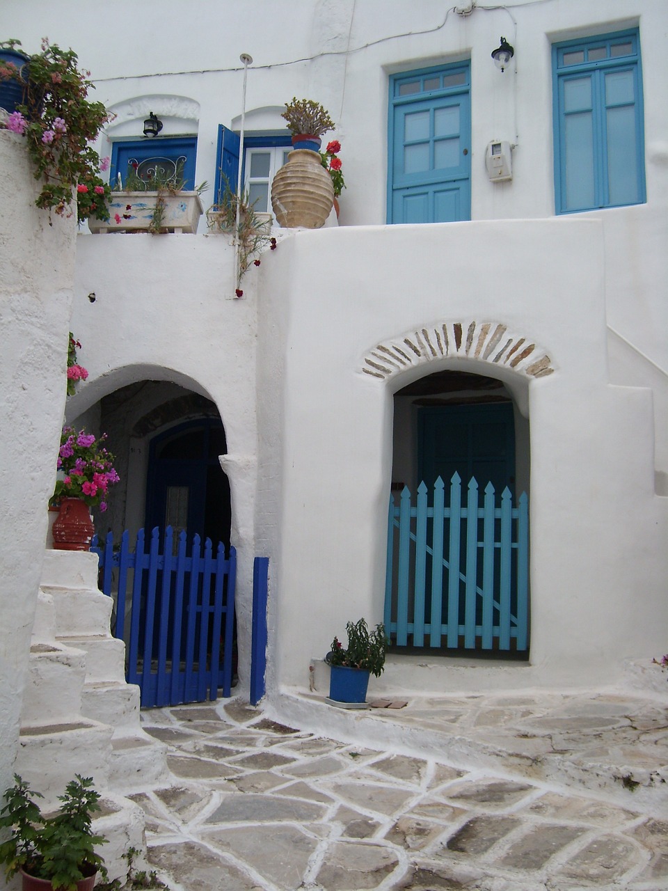 greece cyclades lane free photo