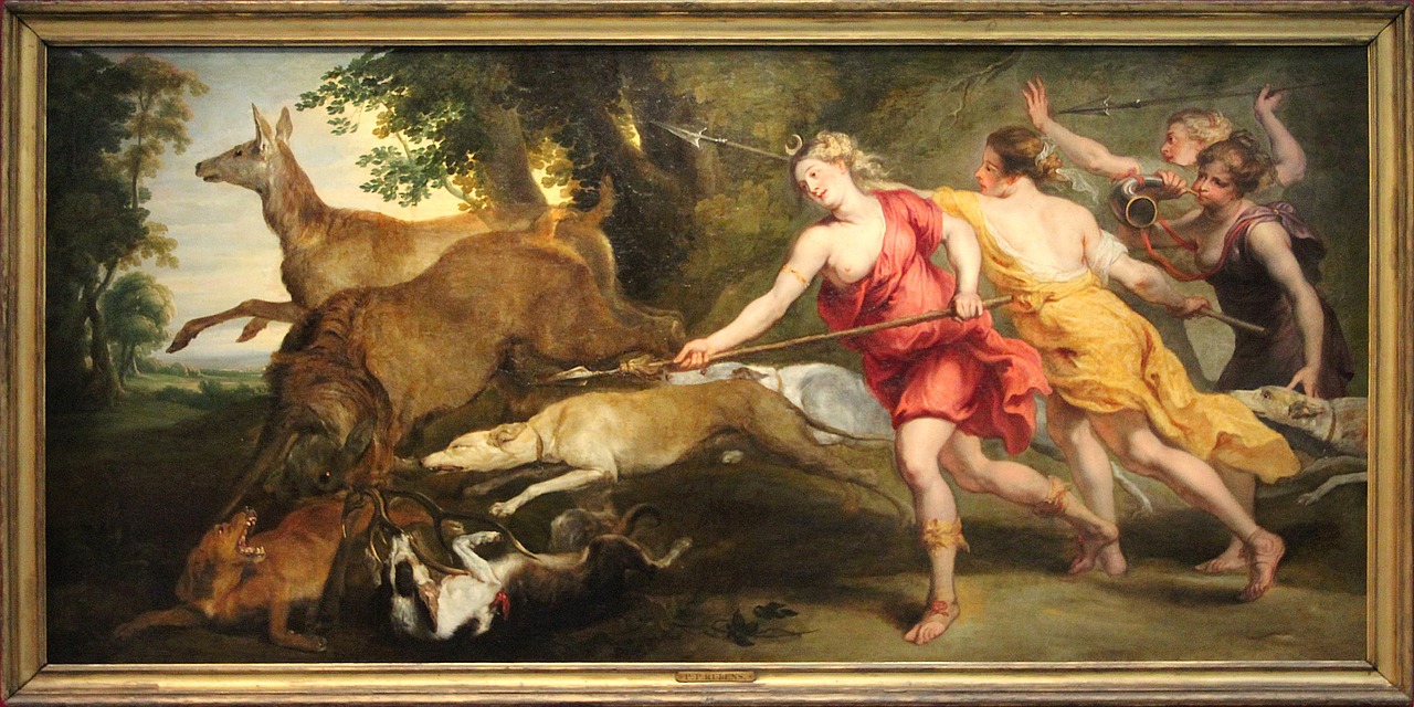 greece hunting mythology free photo